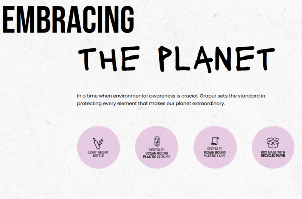 grapur is organic and vegan Grapur is a vegan, organic, and eco-friendly wine designed for those who seek a more sustainable way to enjoy wine. At a time when environmental awareness is crucial, Grapur takes the lead in preserving everything that makes our planet extraordinary.