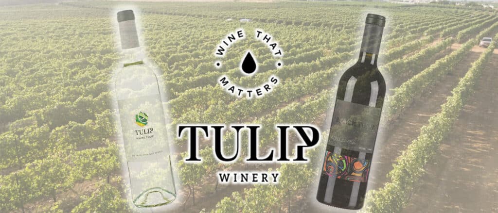 Tulip Winery kosher wines – White Tulip, Merlot, and Black Tulip – available in Cyprus from La Maison du Vin
