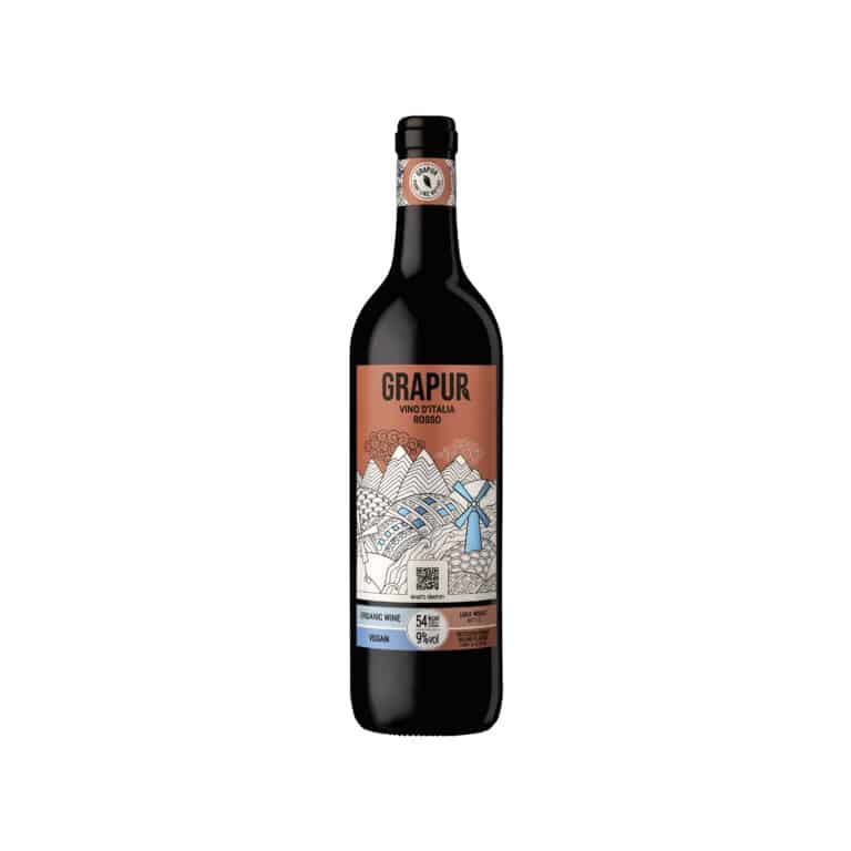 GRAPUR D'ITALIA rosso BIO - vegan wine - Low in calories - organic wine, la maison du vin