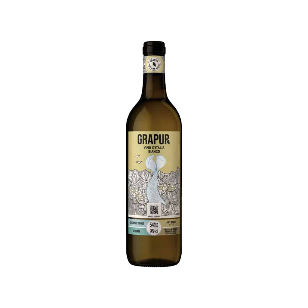 GRAPUR D'ITALIA BIANCO BIO - vegan wine - Low in calories - organic wine, la maISON DU VIN