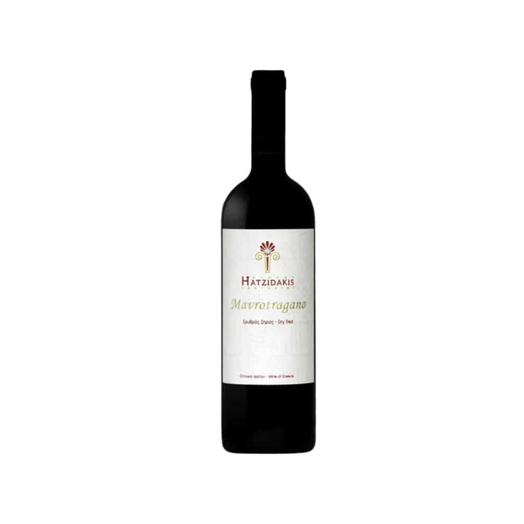 HATZIDAKIS MAVROTRAGANO - snatorini wine - P.G.I. Cyclades - La Maison du Vin - vegan wine