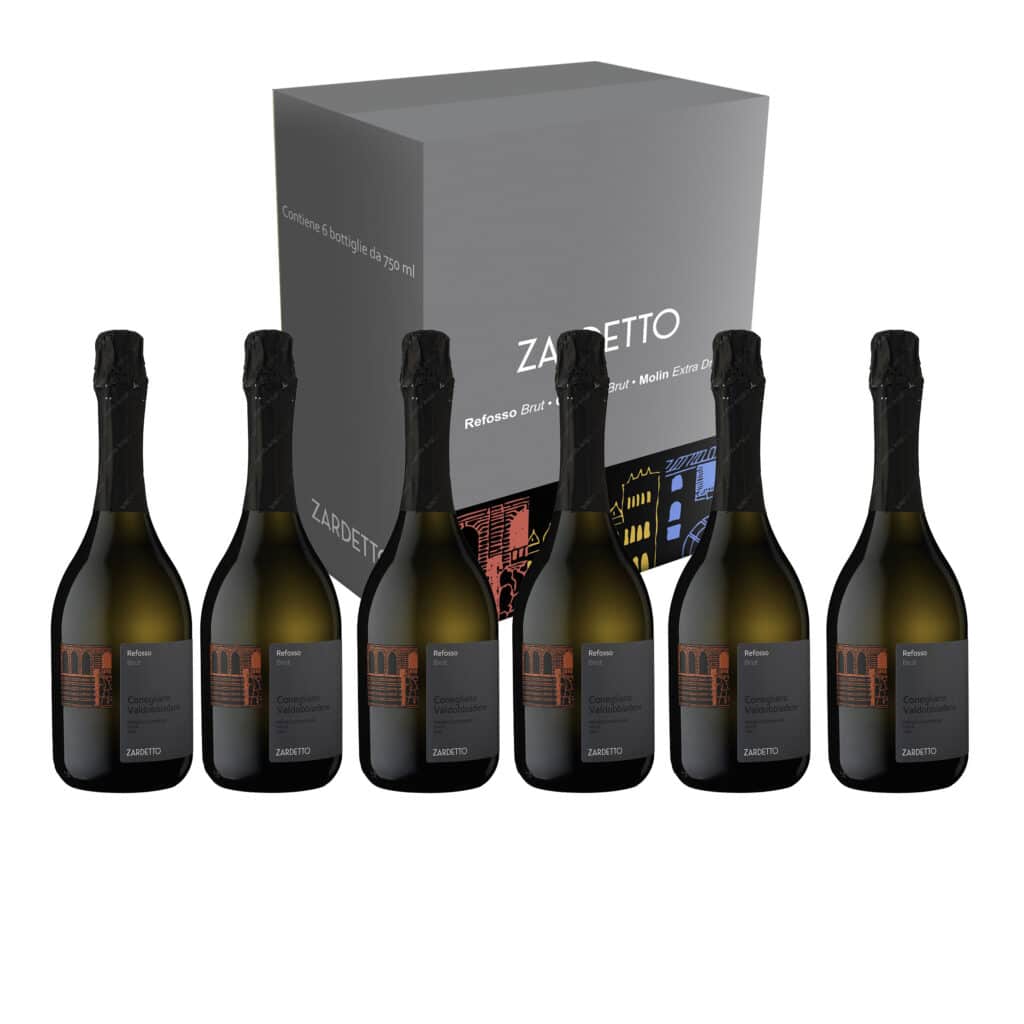 Zardetto Prosecco superiore DOCG - Case of 6 bottles - each 750ml - no one selling prosecco in limassol