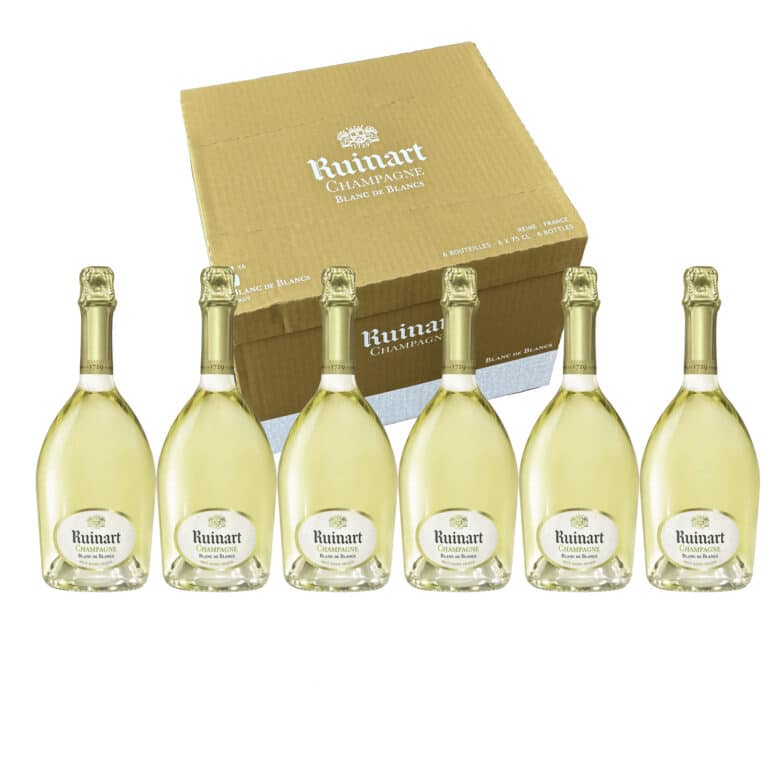 Ruinart Blanc de Blancs - case of 6 bottles each 750ml - la maison du vin