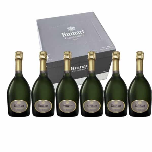 R de Ruinart Case of 6 Bottles - 6x750ml Ruianrt champagne - la maison du vin