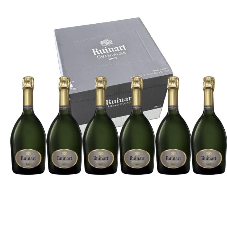 R de Ruinart Case of 6 Bottles - 6x750ml Ruianrt champagne - la maison du vin