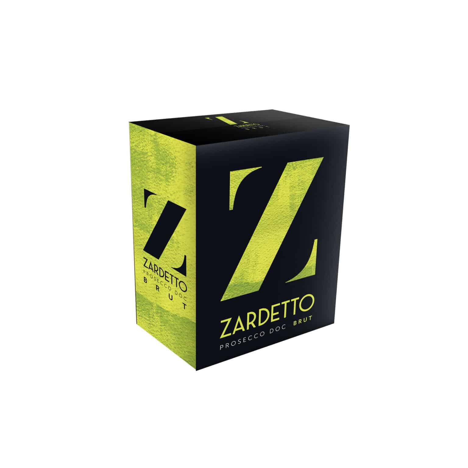 Case of 6 — Zardetto Prosecco DOC Brut (6 × 750 ml). Bright straw-yellow bubbly with floral and orchard fruit aromas, crisp citrus and mineral palate. Gold Medal 2022. Ideal aperitif, food pairing, or celebration.