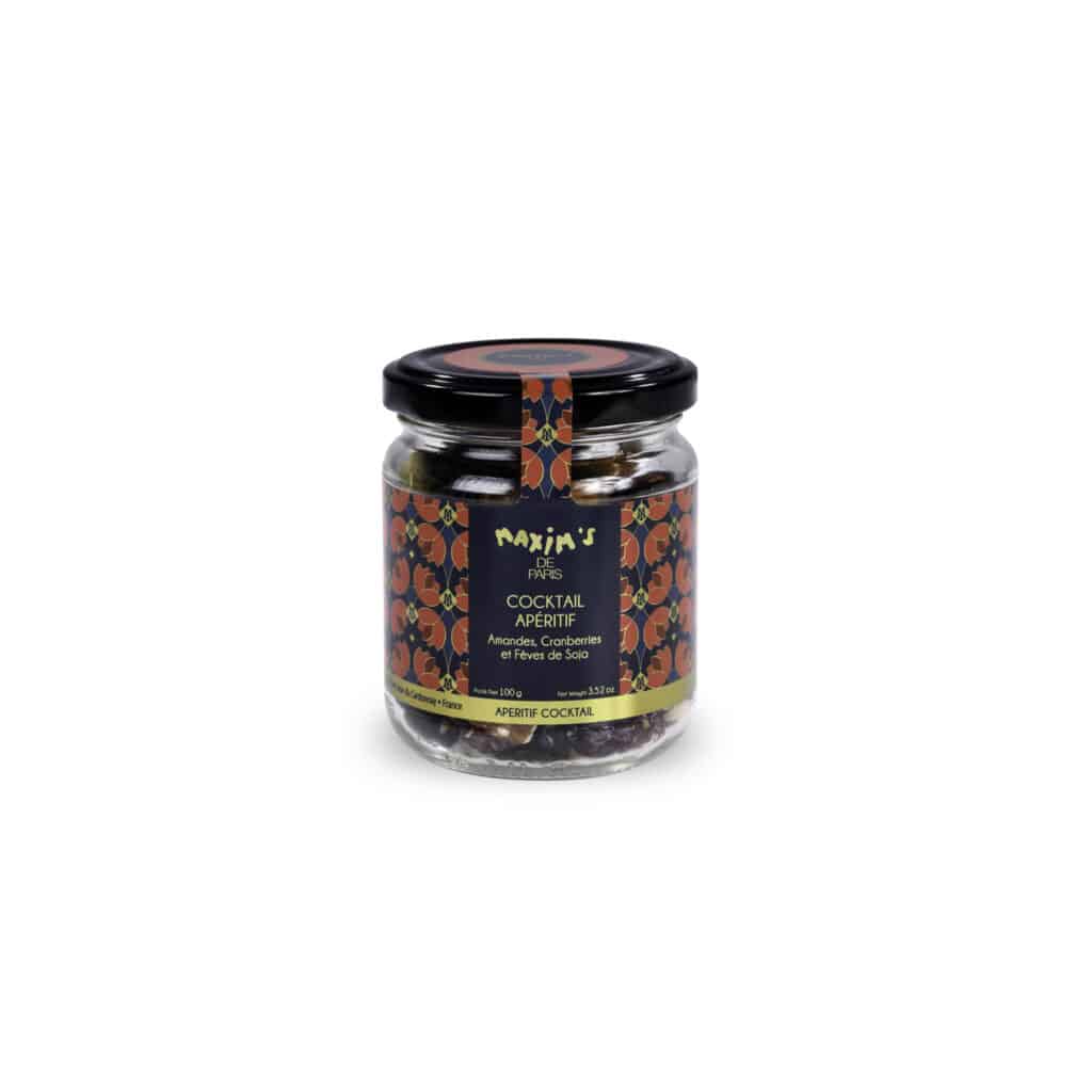 MAX 7078 - MIXED NUTS JAR 100GR - maxims de paris, la maison du vin