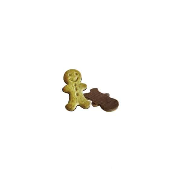 Maxim’s de Paris Christmas house with 16 vanilla shortbread biscuits coated in milk chocolate