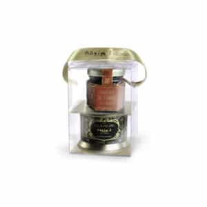 Gift-pack block of duck foie gras 130 g + Fig chutney - perfect for corporate gifts