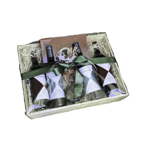 Gift basket - corporate gifts - Christmas gift - birthday gift - vip wine gift hamper basket, wine tray . la maison du vin