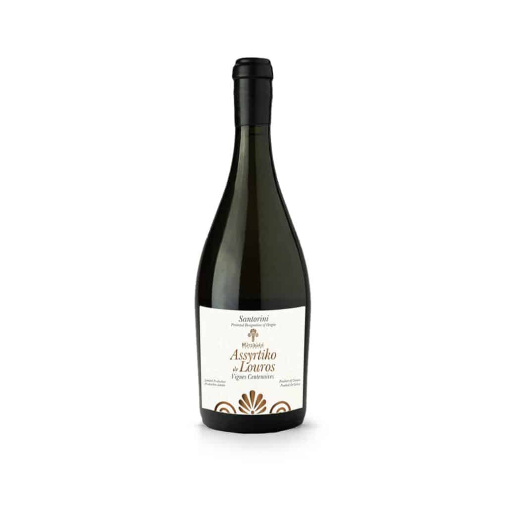 CHATZIDAKIS ASSYRTIKO DE LOUROS VIEILLES VIGNES - WHITE 750ML - VEGAN - WINE FROM SANTORINI