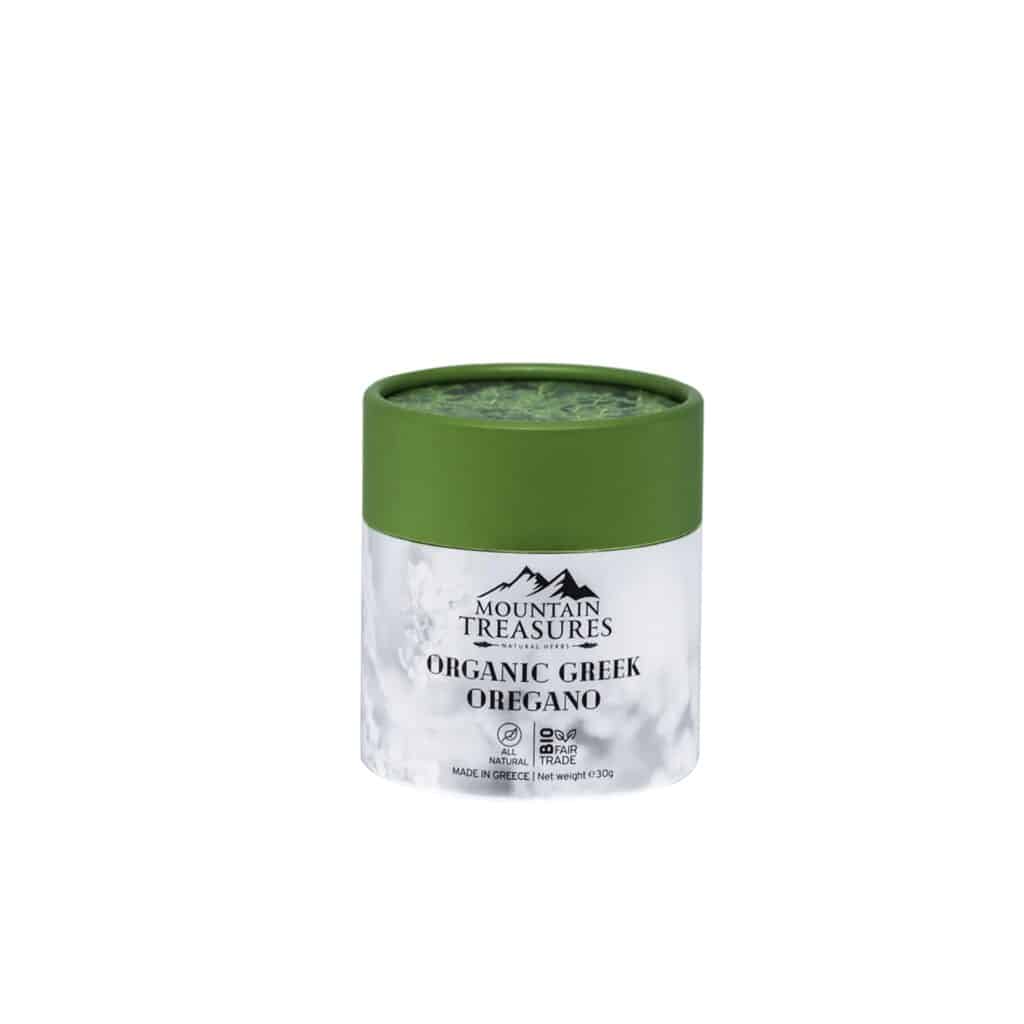 MOUNTAIN TREASURES - ORGANIC GREEK OREGANO 30G - la maison du vin