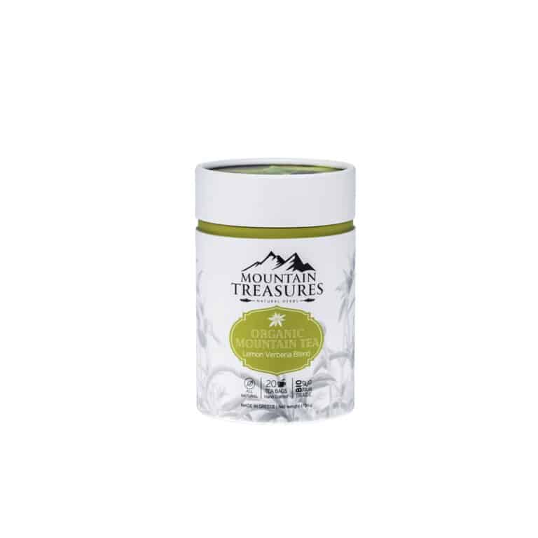 Greek Mountain Tea with Lemon Verbena – Certified Organic