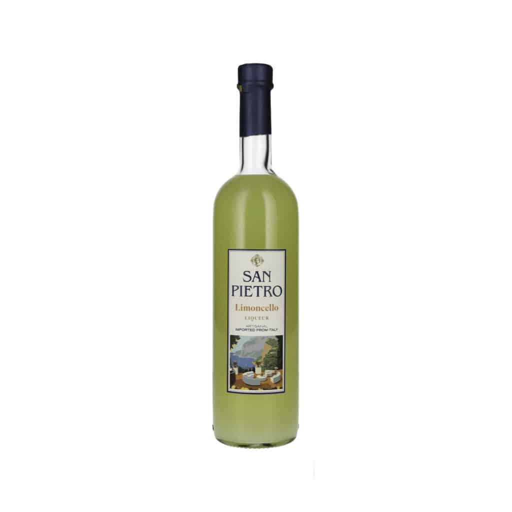 Maschio Beniamino SAN PIETRO Limoncello is a traditional lemon liqueur from Italy that is produced with the utmost care and authentic craftsmanship. Produced according to a classic recipe, this limoncello is based on sun-ripened lemon peel, which is macerated in high-quality alcohol. This creates an intense yet balanced aroma that perfectly captures the character of fresh lemons. The alcohol content of 28% by volume ensures the perfect balance between fruitiness, sweetness and strength.