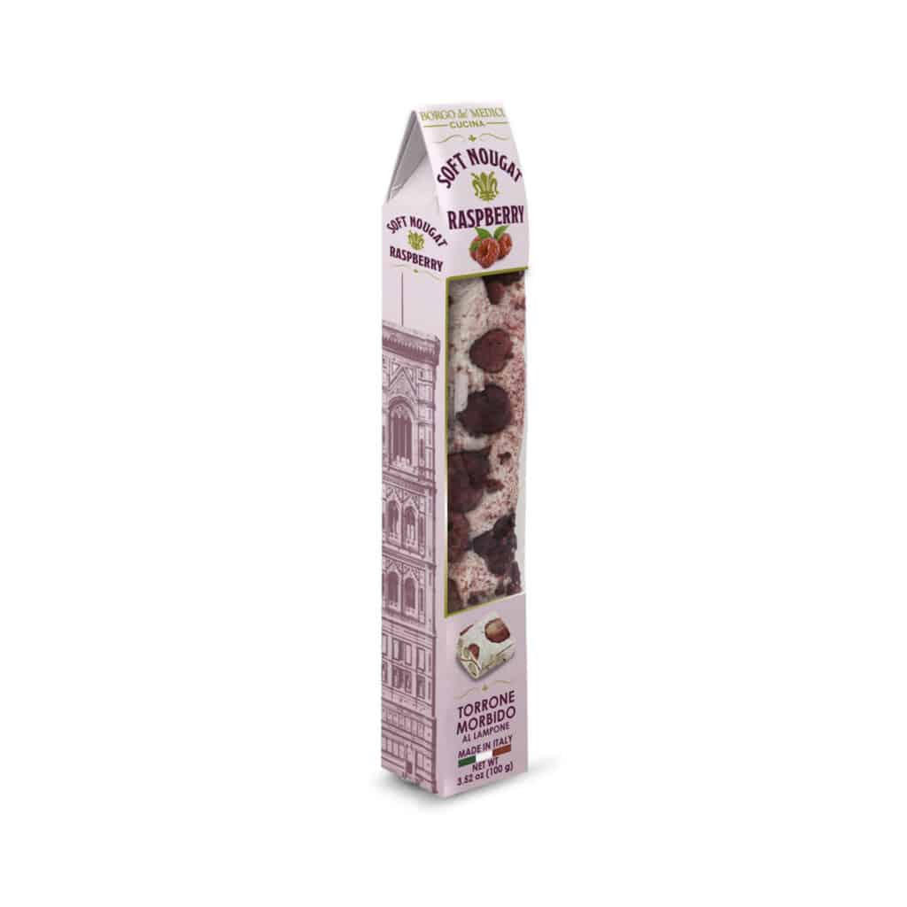 SOFT NOUGAT BAR RASPBERRY 100GR - BORGO DE MEDICI