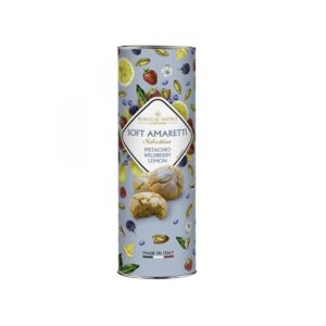 A delightful box of assorted Tuscan amaretti – individually wrapped for freshness