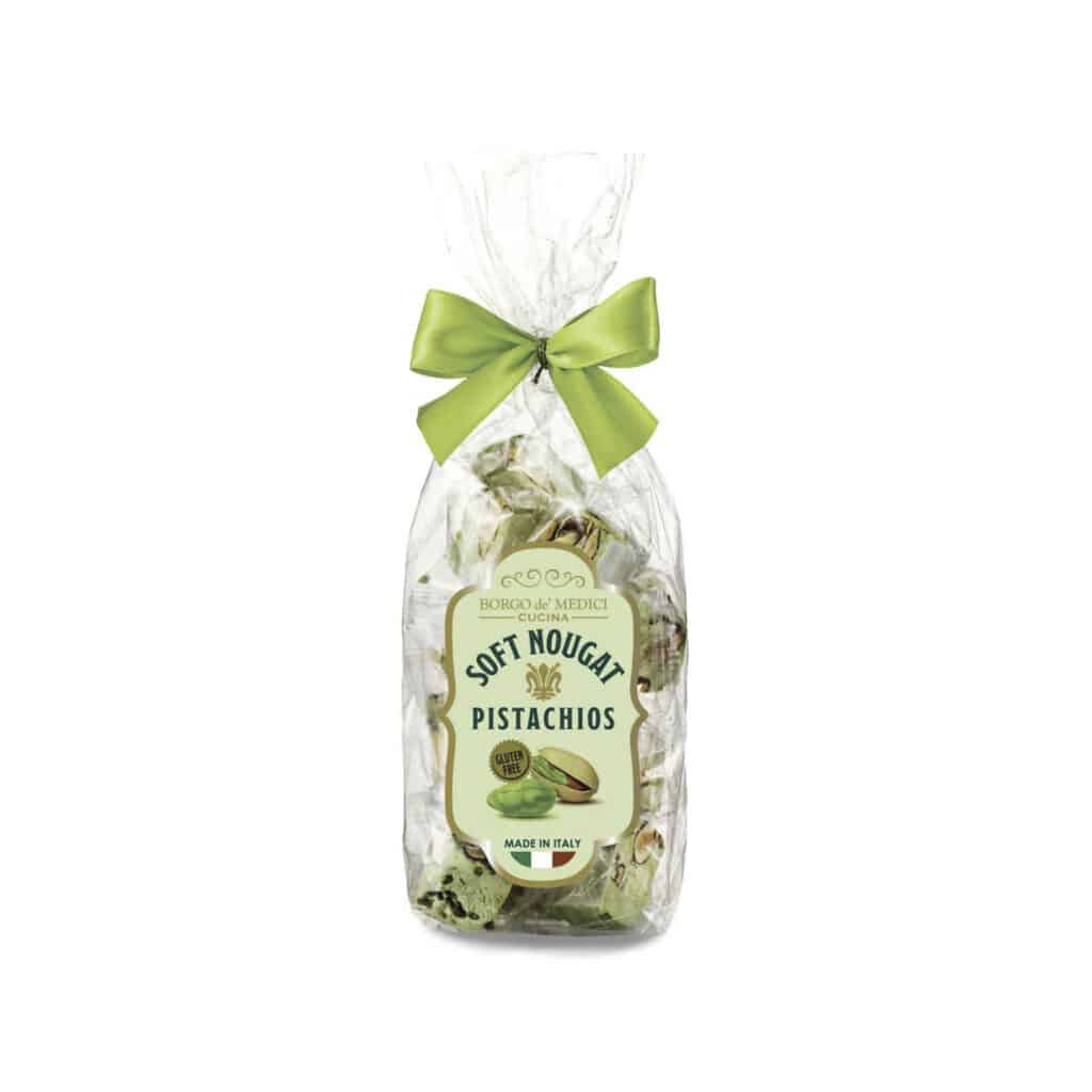Pistachio Soft Nougat Bites in Bag - BORGO DE MEDICI - La maison