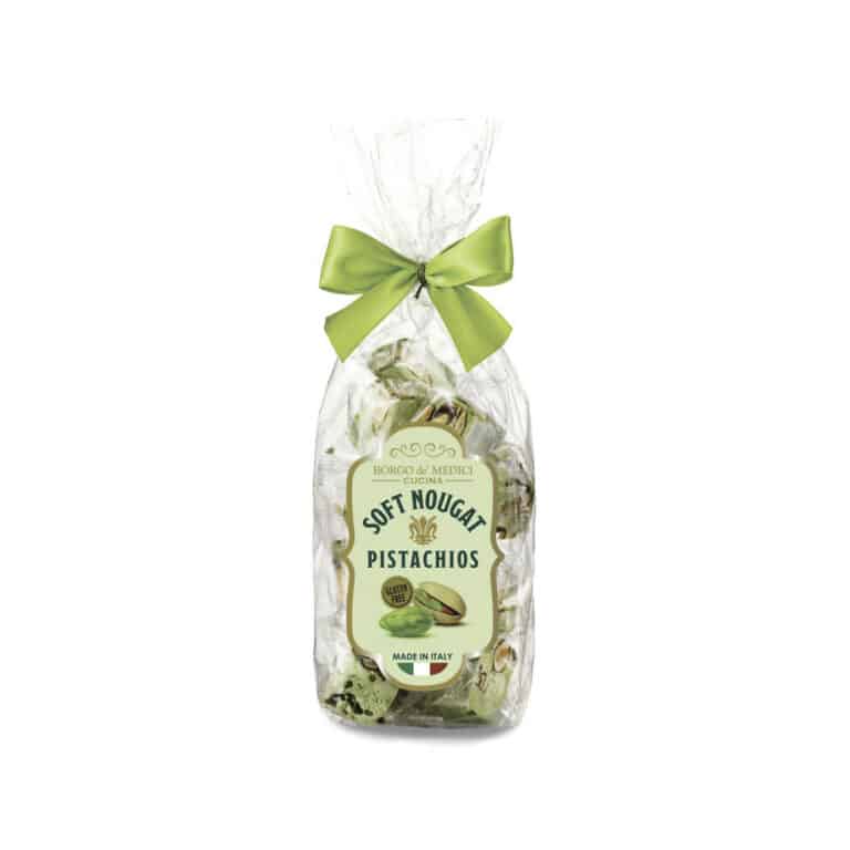 Pistachio Soft Nougat Bites in Bag - BORGO DE MEDICI - La maison