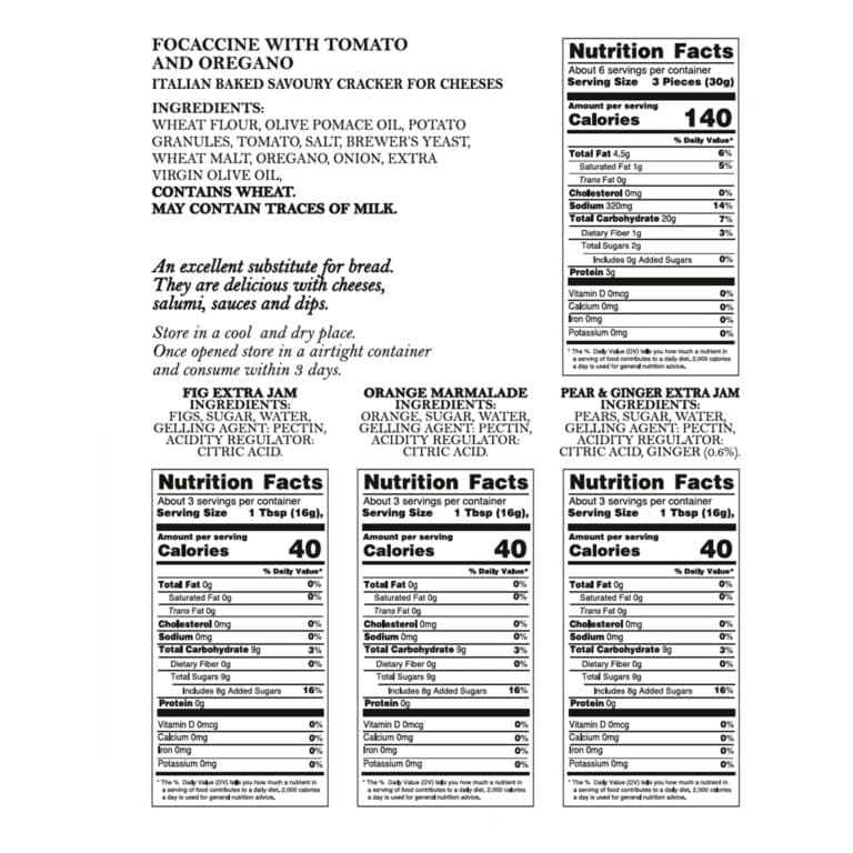 JAMS & CRACKERS FOR CHEESE TASTING 290G - BORGO DE MEDICI