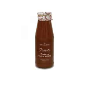 Tomato Sauce Organic Pure Pure Tomato Pasta Sauce (Tomato Pasta Sauce) is the simplest tomato sauce which consist just of chopped tomato seasoned with salt. The taste is fruity, bright and fresh with deep, sweet notes.