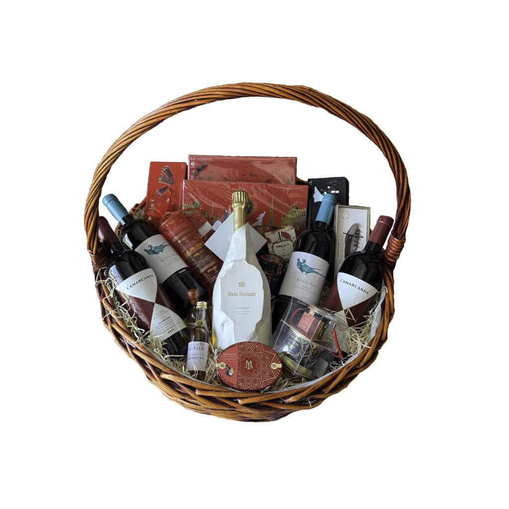 Exclusive Basket - corporate gift - dom ruinart - whine hamper