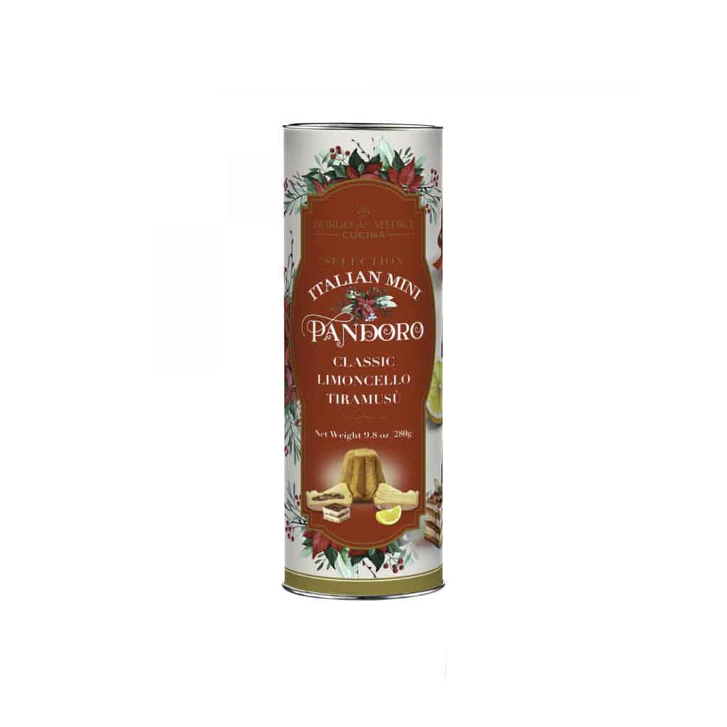 ASSORTED FILLED PANDORO IN TUBE 280G - BORGO DE MEDICI - christmas gifts -
