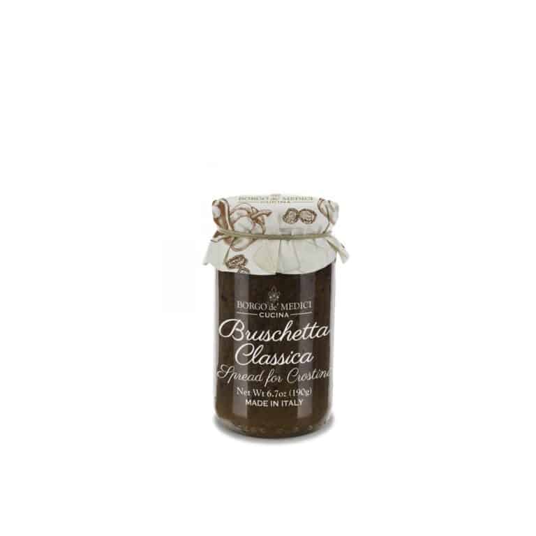Borgo de Medici bruschetta classica sundried tomato and basil Italian spread