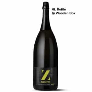 6 L large-format bottle presented in a wooden box, limited edition celebration format