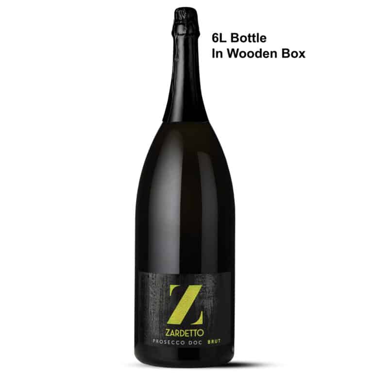 6 L large-format bottle presented in a wooden box, limited edition celebration format