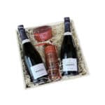GIFT TRAY WOODEN RECTANGLE - 2 CHAMPAGNE MANDOIS