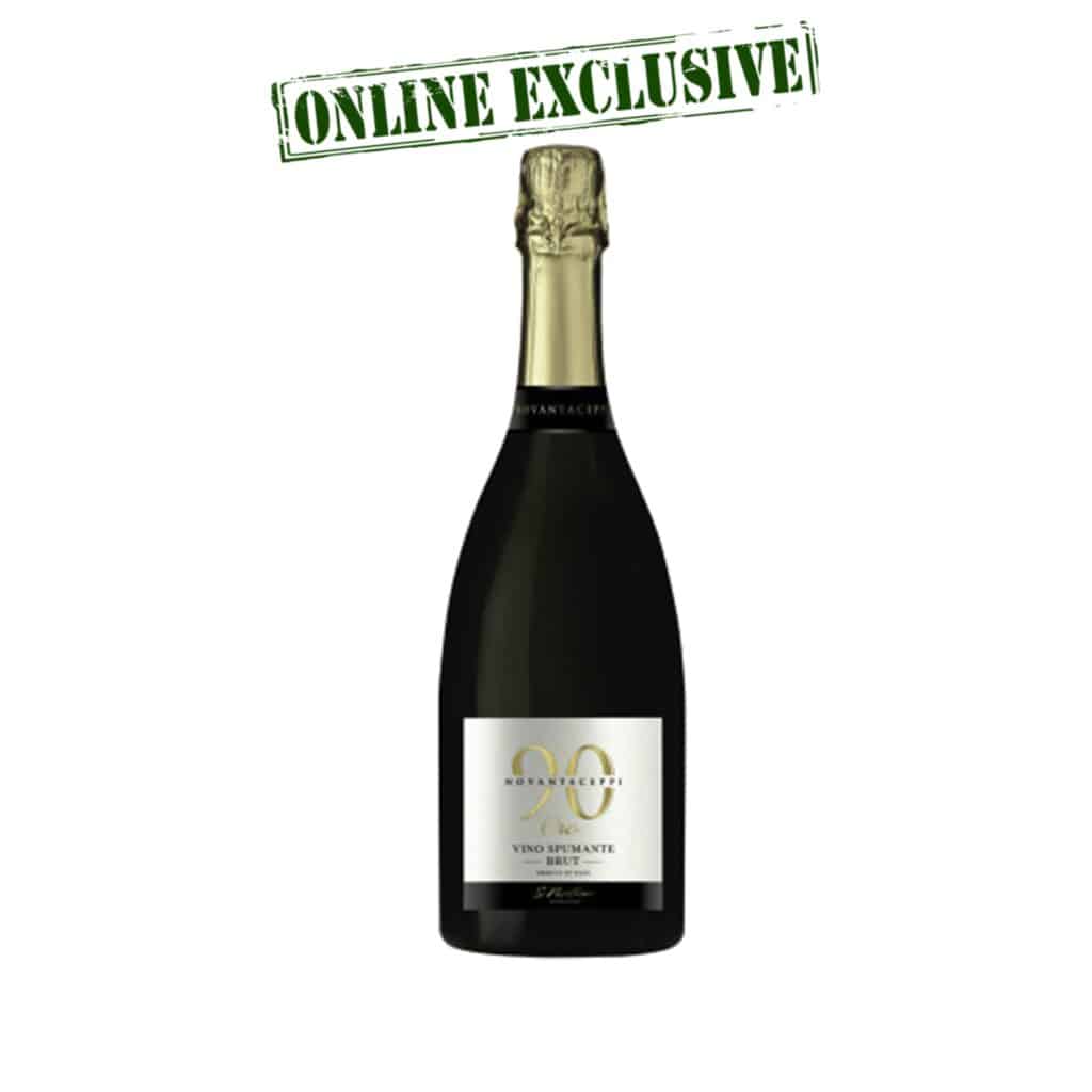 Novantaceppi Vino Spumante Oro Brut Italian sparkling wine bottle 75cl