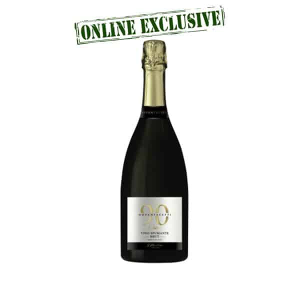 Novantaceppi Vino Spumante Oro Brut Italian sparkling wine bottle 75cl