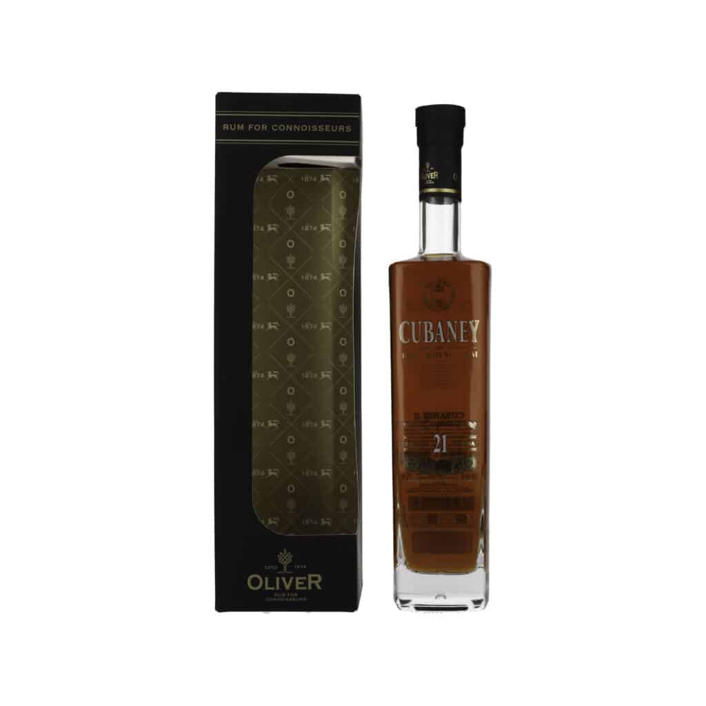 Ron Cubaney Exquisito 21 rum 70cl 38% Solera aged Dominican rum gift box Cyprus