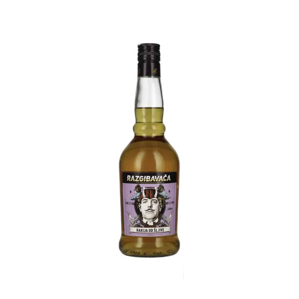 Razgibavača plum rakija 0.7L 41% Serbian slivovitz traditional fruit brandy