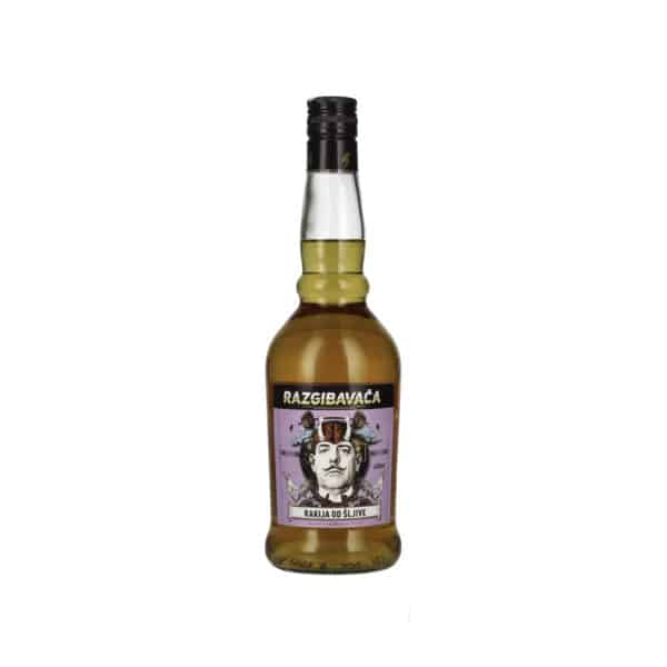 Razgibavača plum rakija 0.7L 41% Serbian slivovitz traditional fruit brandy