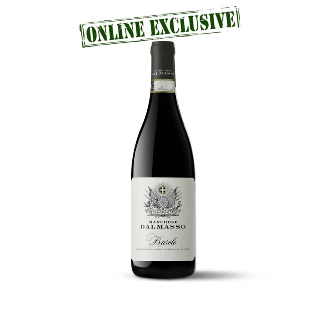 Marchese Dalmasso Barolo DOCG Italian red wine bottle from Piedmont