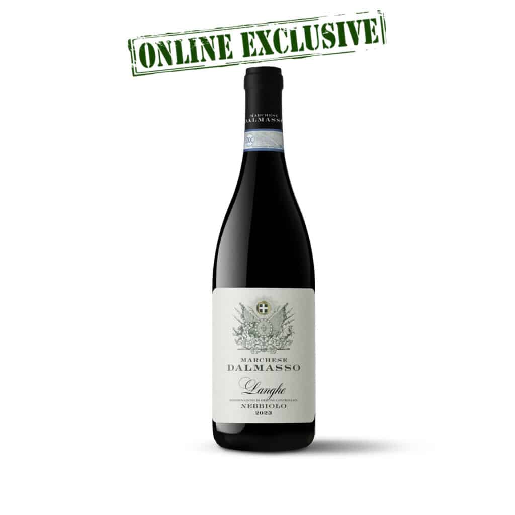 Langhe Nebbiolo DOC Marchese Dalmasso red wine from Piedmont Italy