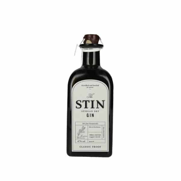 STIN Styrian Dry Gin 47% 500ml Austrian craft gin citrus herbal Cyprus