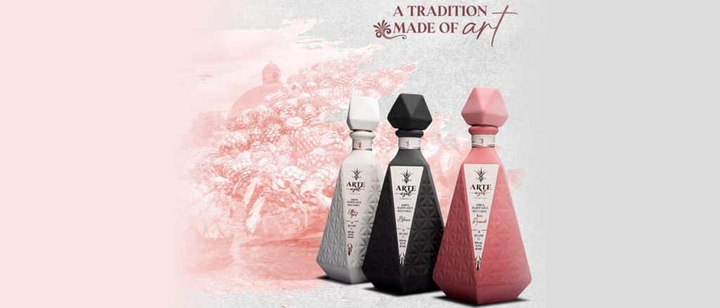 Arte Azul Blanco and Reposado tequila bottles for sale in Cyprus