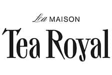 Maison Tea Royal sparkling tea bottle, premium non-alcoholic sparkling tea from Austria