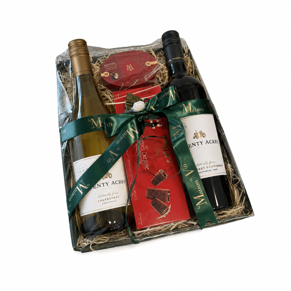 Twenty Acres California wines - gift tray for corporate gifts - la maison du vin cyprus