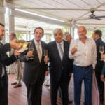 Marcel Guigal with guests during the Gastronomic Dinner at LPM Parklane Limassol