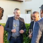 Wine Art Estate owner and winemaker Akis Papadopoulos shared insights into the winery's philosophy, vineyards, and award-winning wines during the event at the Aphrodite Hills Hotel