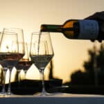 Wine Art Estate owner and winemaker Akis Papadopoulos shared insights into the winery's philosophy, vineyards, and award-winning wines during the event at the Aphrodite Hills Hotel