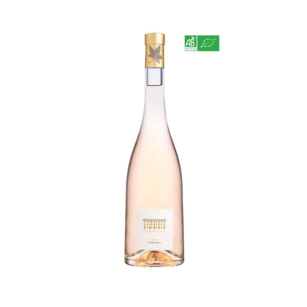 Bottle of Les Valentines La Grande Cuvée Rosé 2025, premium AOP Côtes de Provence La Londe rosé wine from Provence, France, available at La Maison du Vin Cyprus.