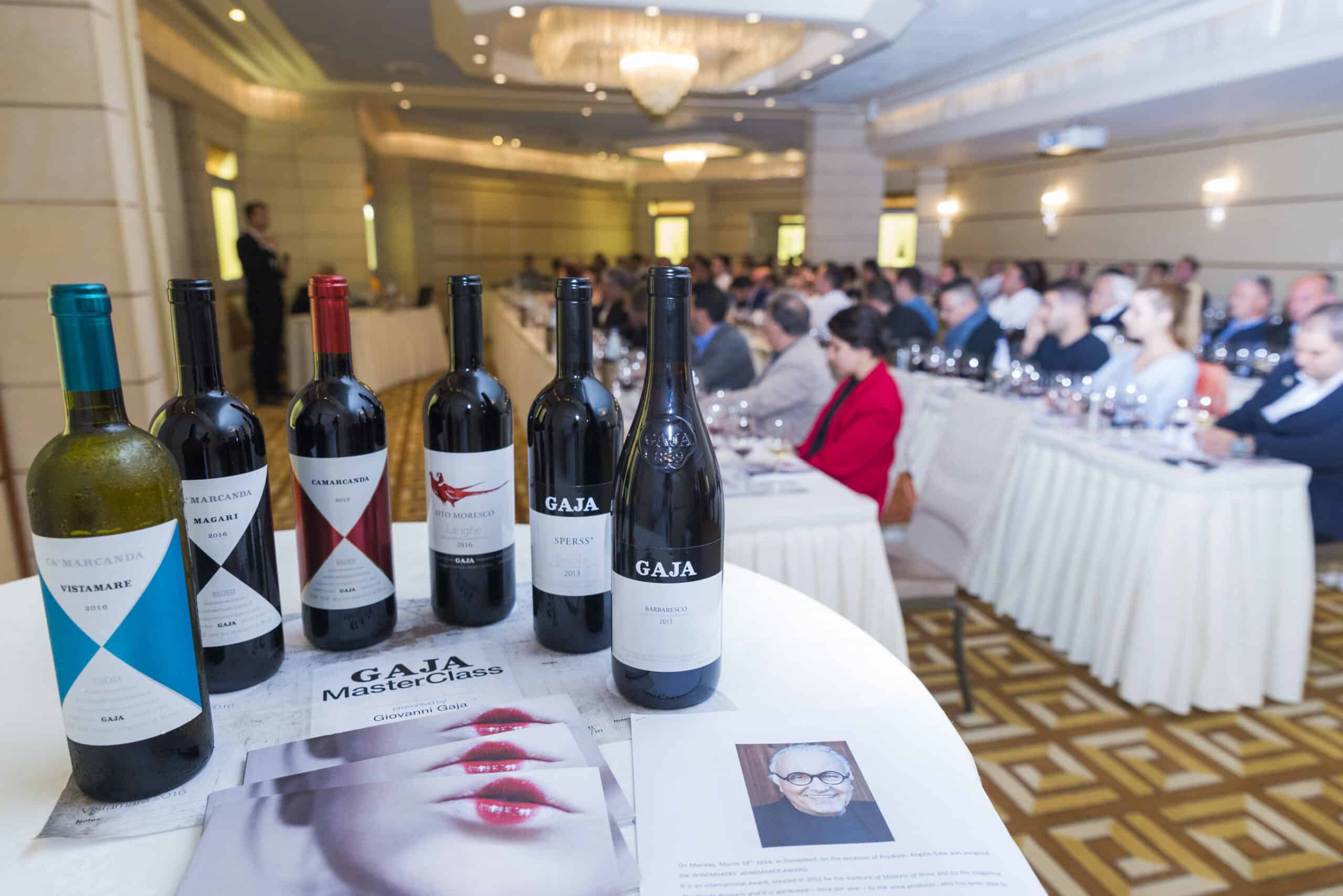 Hospitality professionals attending a La Maison du Vin wine tasting and masterclass