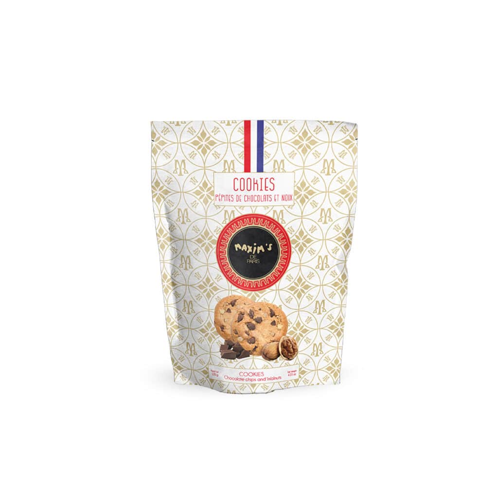 Maxim’s de Paris dark and white chocolate walnut cookies, 120g