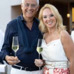 Chiara Soldati presenting the prestigious wines of La Scolca during an exclusive Gastronomic Dinner at Amathus Hotel Limassol, hosted by La Maison du Vin.