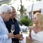 Chiara Soldati presenting the prestigious wines of La Scolca during an exclusive Gastronomic Dinner at Amathus Hotel Limassol, hosted by La Maison du Vin.