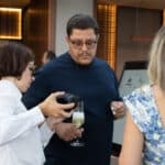 Chiara Soldati presenting the prestigious wines of La Scolca during an exclusive Gastronomic Dinner at Amathus Hotel Limassol, hosted by La Maison du Vin.
